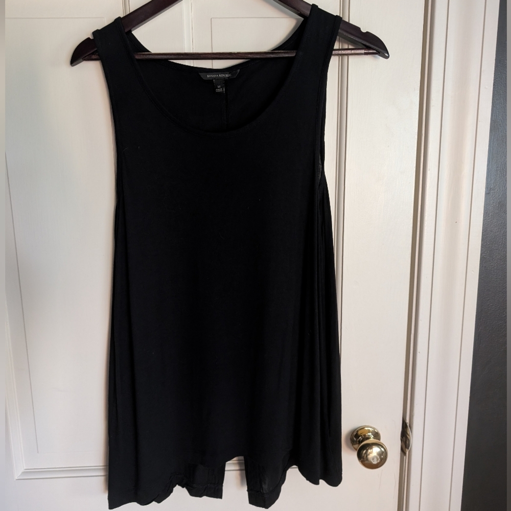 Banana Republic Black Sleeveless Top